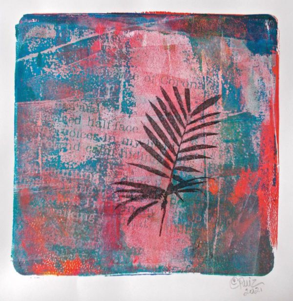 Experimental Printmaking without a Press: Monotype and Image Transfer_August, 21, 2022