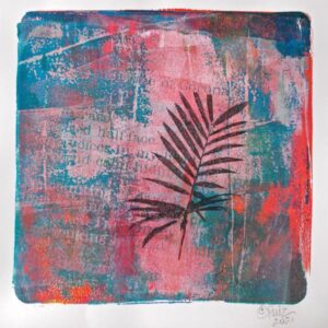 Experimental Printmaking without a Press: Monotype and Image Transfer_August, 21, 2022