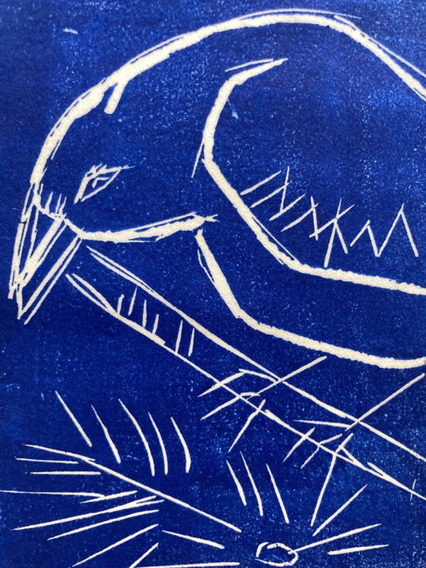 THINGS WITH WINGS: Linocut/ collaborative accordion book workshop - Image 3