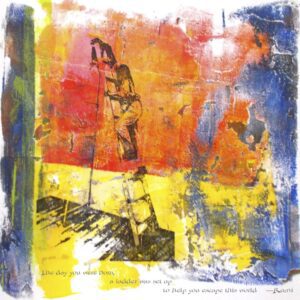 Experimental Printmaking without a Press: Monotype and Image Transfer